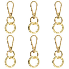 Teardrop Alloy Swivel Clasp Lanyard Snap Hook Golden