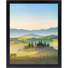 Cadres photo noirs 3,5 x 5 pouces avec plexiglas – Décoration murale et de table, format horizontal/vertical, pour la maison ou le bureau