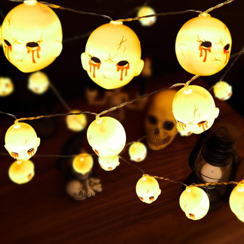 Φωτιστικά LED σε σχήμα νεκροκεφαλής για Halloween Taplcvy-236 ιντσών – Λάμπες με κεφαλή