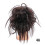 Chignon synthétique décoiffé, chouchou élastique, chignon lisse, postiche, extension de queue de cheval 2