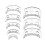 Adjustable Ring Size Insert Strips Set for Wedding Bands and Casual Rings 1