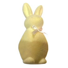 Décoration de bureau en forme de lapin de Pâques 2026 - Figurine de lapin pour la maison, le bureau et les fêtes de printemps - Plusieurs couleurs