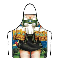 YIEMEEN3D Zábavná zástera na Oktoberfest, kuchynská zástera, večierok, varenie, zástery pre ženy a mužov