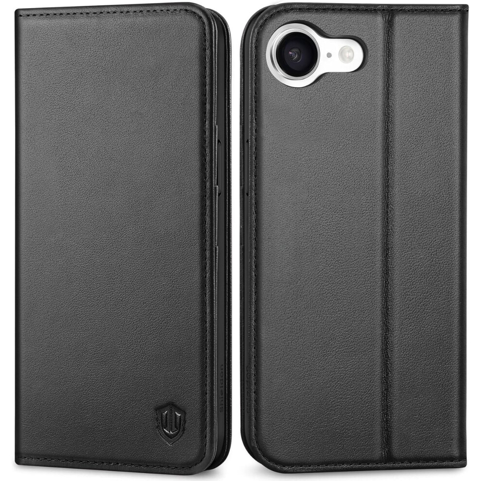Wallet Case For 16E 2025, Rfid Blocking Credit Card Holder Folio Kickstand Shock-Absorbent Protective Phone Case Compatible With 16E 6.1" - Black 9329345229046