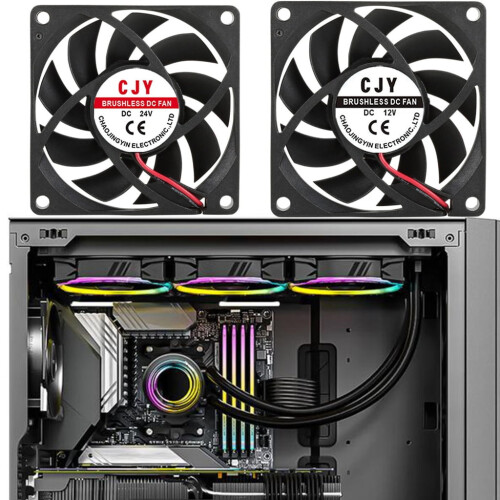 Quiet 7015 PC Cooling Fan High Speed Airflows Quiet Efficient Cooling for Electronics Servers Networking Devices 1