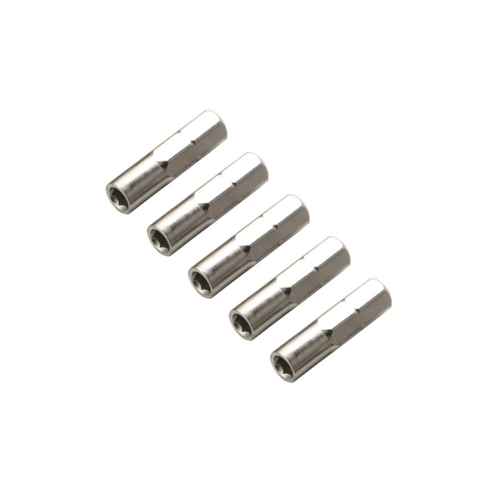5Pcs 1/4Inch To 4Mm Hexagonal Bit Adapter Magnetic Socket Shank Converters For Precision Screwdriver Set 9329345231513