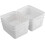 6-Pack Small Weave Basket Bins, Plastic Basket for Storage 7