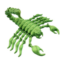 pezzo Stampa 3D Simulazione Modello Animale Scorpione Articolazioni Mobili Ornamento Acquario Paesaggistico Artigianale