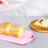 Rectangular Cake Carrier with Handle, Clear Plastic Box for Cakes/Muffins/Cookies, Locking Lid, Dishwasher Safe, Green – Compatible with Standard 4