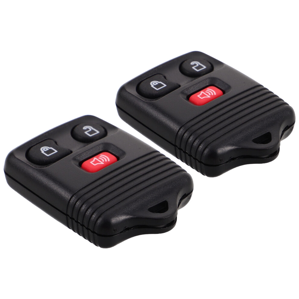 2Pcs Plastic 3 Button Car Key Fob Replacement Remote Key For Long Distance Keyless Entry 9555307554059