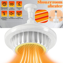 600W Bathroom Exhaust Fan with Heater Light Ceiling Fan Lamp with Remote Control
