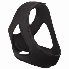 Anti-Snore Chin Strap for Sleeping – Compatible with Mouth Breathing Prevention, Airflow Relief Device for Men & Women, Black
