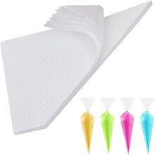 Wegwerpbare transparante spuitzakken van 20 cm (8 inch) - 100 stuks