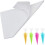Sacos de confeitar descartáveis transparentes de 8 polegadas (20 cm), pacote com 100 unidades. 1