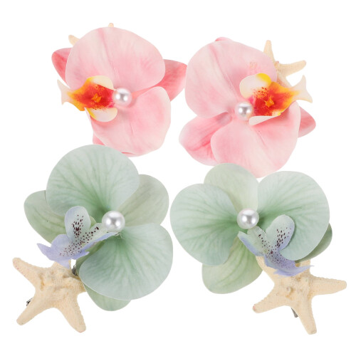 Spinki do włosów Orchidea dla kobiet Ocean Design4Pack
