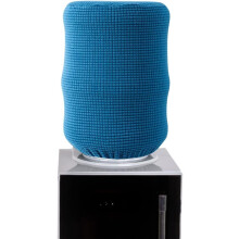 5-Gallon Water Bottle Barrel Covers – Fabric Cooler, Dust-Proof, Reusable Decor Protector for Home/Office (Blue)
