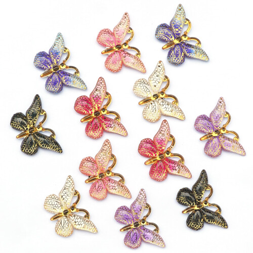 Butterfly Fridge Magnets 3D Strong Hold 12 pcs