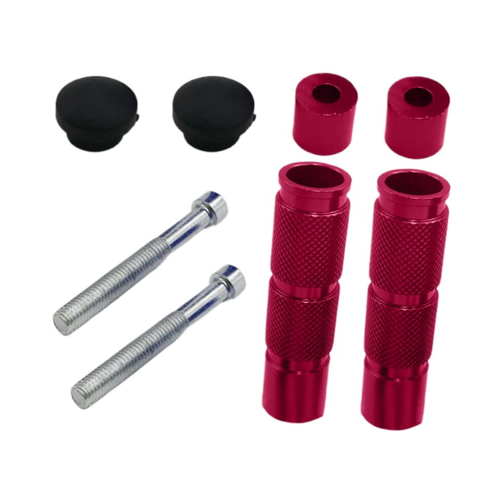 Dirt Bike Passenger Pegs Electric Bike Pegs Aluminum Alloy Footrest Replacement Parts For Road Cycling Dirt Scooter Gravel Cruiser Greater 9555307558507
