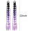 Hand-woven braids and ponytail with three-color gradient 3