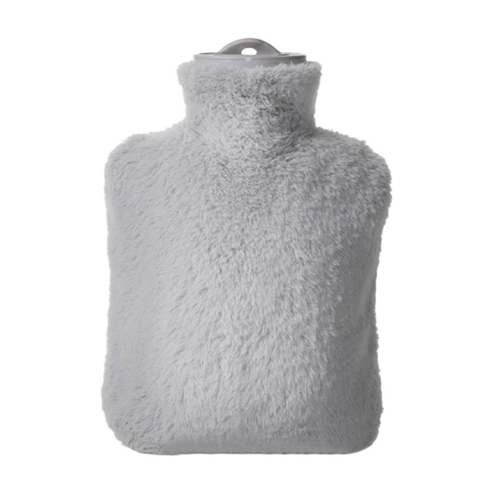 Soft Plush Cover Hot Water Bottle With Antileak Spouts For Winter Bedding Comfort Hot Water Bag for Cold Weather Use