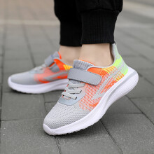 Kids Shoes,Kids Trainers Indoor Sports Shoes Tennis Leisure Outdoor Running Sneakers for Boys and Girls,Kids Sneakers,Z01 Light Gray,35