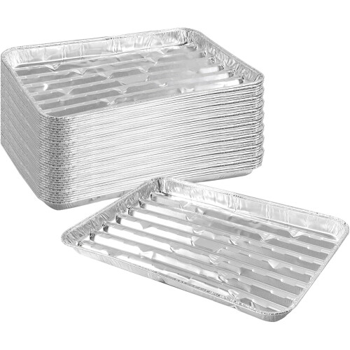 Aluminum Broiler Pan13x9x1inch42Pack