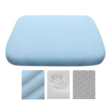 Coussin d'assise en mousse à mémoire de forme, coussin de siège confortable pour les longues heures de travail ou de conduite, housse en tissu