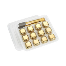 Bandeja de hielo de acero inoxidable con tapa para cubitos y esferas (5 ml)
