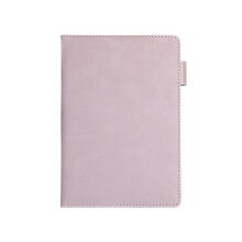 A5 blanco notitieboek, ongelijnd, 200 pagina's, leer