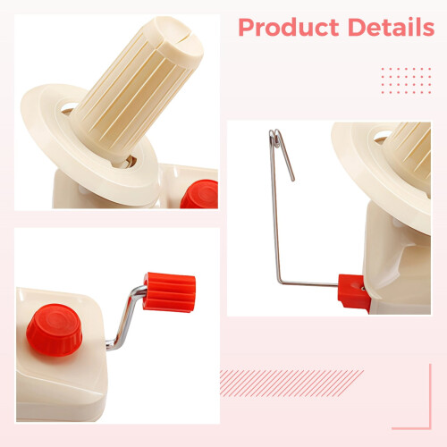 Yarn Winder for Crocheting Plastic Manual Ball Winder 2