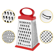 Stainless Steel Grater Efficient Kitchen Tool for Grating Cheese Garlic Nutmeg Chocolate Dishwasher Safe for Home Cooks and Professional Chefs
