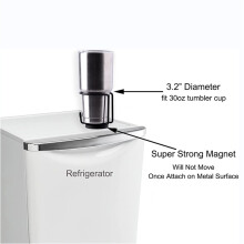 Porte-gobelet double, compatible avec bouteilles et canettes de 890 ml (30 oz), noir, 1-9 x 10 cm