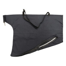 Heavy-Duty Canvas Leaf Blower Vacuum Bag - Zippered Dust Collection Bag For Yard & Garden