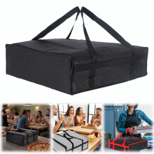 Insulated Pizza Bag 50x50x15 cm Large Food Transport Bag