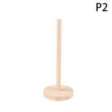(19,5 cm) 1 stuk eenvoudig te monteren houten keukenrolhouder voor keuken, woonkamer en slaapkamer - verticale tissuehouder voor huisdecoratie