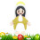 Mini Jungfru Maria-figur PVC påskäggsfyllare 3
