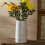 White Ceramic Pitcher Vase Modern Farmhouse Decor 6
