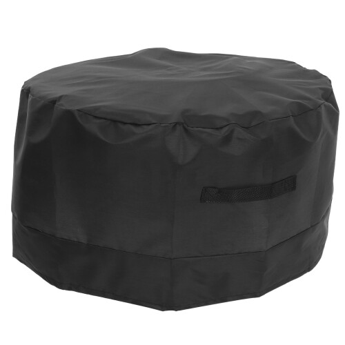 Bucket Protector Round Black Oxford Cloth 1 Pc