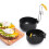 Egg Poacher Cups Nonstick Foldable 4-Pack 7