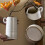 White Ceramic Pitcher Vase Modern Farmhouse Decor 7