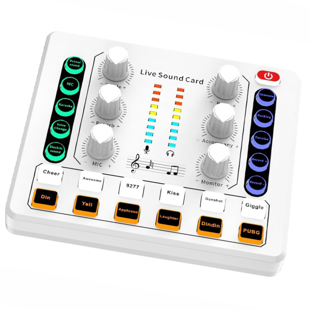 Voice Changer Microphone Sound Card Voice Changer For Pc Streaming Smartphone 9402001161994