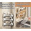 Baking Tray Rack, Plate Rack for Kitchen Storage, Wall Mount with Suction Cups, Multifunctional Space-saving Design with Removable Drip Tray 5