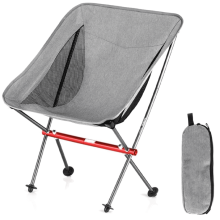 Sedia da campeggio, sedia da campeggio ultraleggera e portatile con borsa per il trasporto, sedia da spiaggia pieghevole e compatta per
