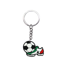 Chaveiro troféu de futebol, presente para fã de esportes (1 peça)