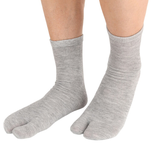 Ιαπωνικές παντόφλες Tabi Sock Unisex με διαιρεμένα δάχτυλα, κάλτσες μέχρι τη μέση της 1