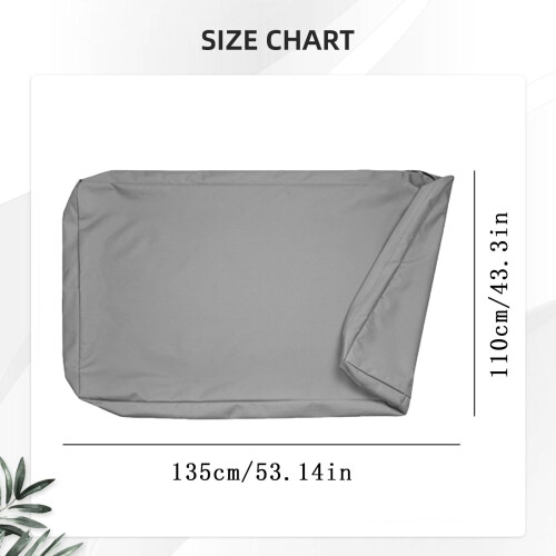 Κάλυμμα κρεβατιού σκύλου 135X110X15Cm, Αδιάβροχο αφαιρούμενο προστατευτικό στρώματος 2