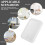 Portable LED Makeup Mirror with Glass, Aesthetic Tabletop Vanity Mirror for Precise Makeup Application 7