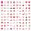 Heart Love Stickers for Notebook Journal Planner 100pcs 6