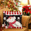 Housse de coussin imprimée de Noël 45x45cm améliorée, collection U 4