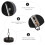 Black Wrought Iron Ceiling Fan Chandelier Pendant 4